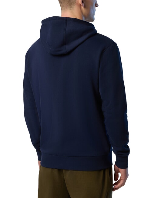 LOGO Hanorac cu fermoar complet albastru marin - hanorace