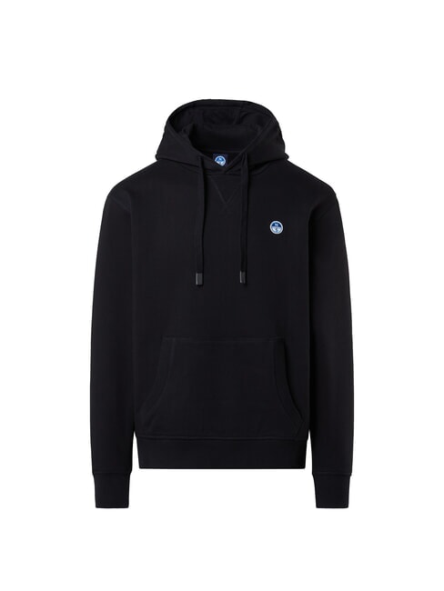 ROUND LOGO Hanorac din bumbac negru - hanorace