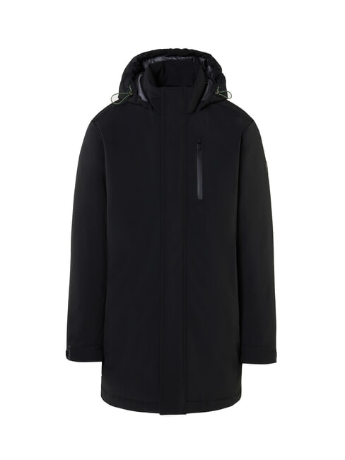 VARBERG Jachetă cu glugă negru - Geci de bărbați