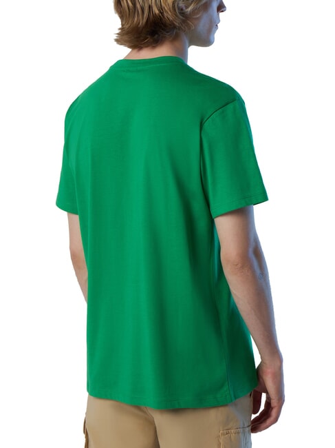 NEWPORT Tricou din bumbac cu logo-ul arcului albina verde - tricou