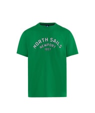 NORTH SAILS NEWPORT Tricou din bumbac cu logo-ul arcului albina verde - tricou - 4