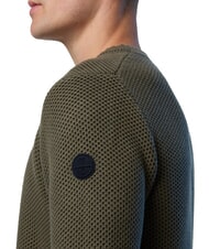 NORTH SAILS N|S Pulover cu guler rotund și imprimeu tip waffle noapte de pădure - Pulovere pentru bărbați - 4