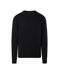NORTH SAILS N|S Pulover cu guler rotund din bumbac negru - Pulovere pentru bărbați - 5