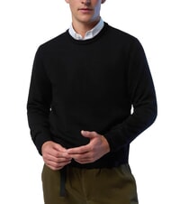 NORTH SAILS N|S Pulover cu guler rotund din lână negru - Pulovere pentru bărbați - 3