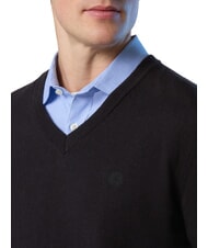 NORTH SAILS N|S Pulover cu decolteu în V negru - Pulovere pentru bărbați - 3