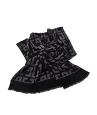 GAUDÌ ESTELLE Eșarfă cu franjuri și logo pe toată suprafața - Eșarfe