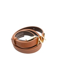 ARMANI EXCHANGE CINTURA Curea reversibilă din piele coajă de cocos / ciocolată fierbinte - Curele - 3