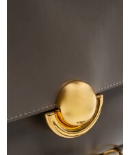 FURLA DOMUS  Geantă mini cu curea de umăr gri urban - Genți femei - 4