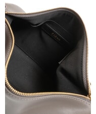 FURLA NUVOLA Mini geanta de umar din piele gri urban - Genți femei - 5