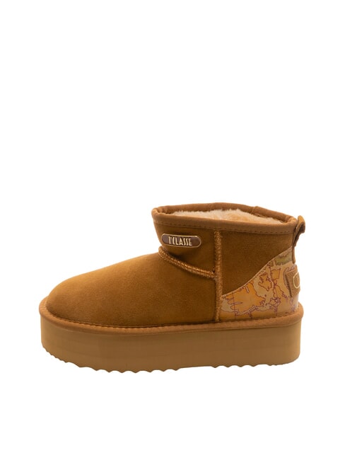 GEO PADDED HALF Ghete NATURAL - Pantofi femei