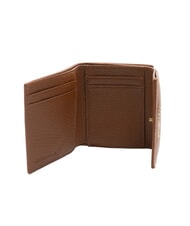 COCCINELLE METALLIC SOFT Portofel din piele pietrișată coniac - Portofele femei - 2