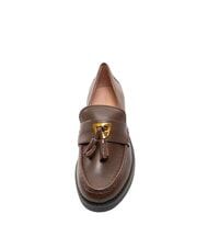 COCCINELLE BEAT SELLERIA Mocasini din piele cu ciucure brunetă - Pantofi femei - 3