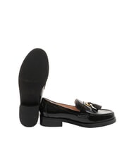 COCCINELLE BEAT SHINY Mocasini din piele cu ciucure negru - Pantofi femei - 5