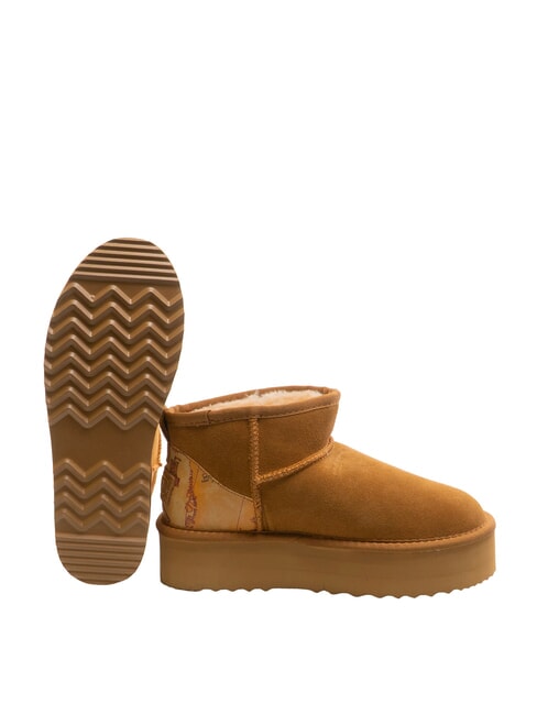 GEO PADDED HALF Ghete NATURAL - Pantofi femei