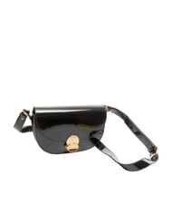 GAUDÌ EVELYN LAK Geantă mică de umăr din piele lăcuită - Genți femei