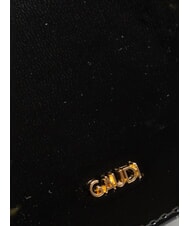 GAUDÌ EVELYN LAK Geantă mică de umăr din piele lăcuită BLACK - Genți femei - 4