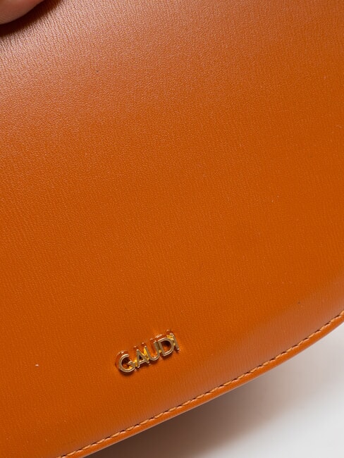 EVELYN Geantă mică de umăr cu clapă bronza - Genți femei