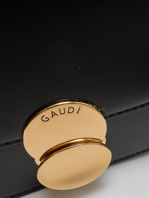 EVELYN Geantă mică de umăr cu clapă BLACK - Genți femei