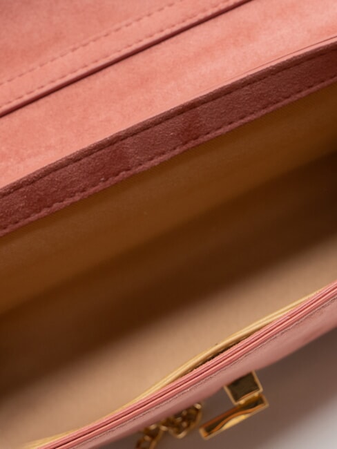 SMART DAILY Geantă de umăr cu clapă roz antic - Genți femei