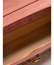 LOVE MOSCHINO SMART DAILY Geantă de umăr cu clapă roz antic - Genți femei - 5