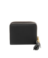 LOVE MOSCHINO ESSENTIAL Portofel mic cu ciucuri și fermoar negru - Portofele femei - 3