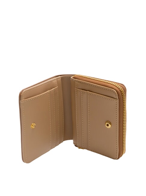 ESSENTIAL Portofel mic cu ciucuri și fermoar PIELE - Portofele femei