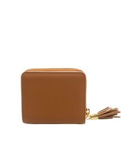 LOVE MOSCHINO ESSENTIAL Portofel mic cu ciucuri și fermoar PIELE - Portofele femei - 3