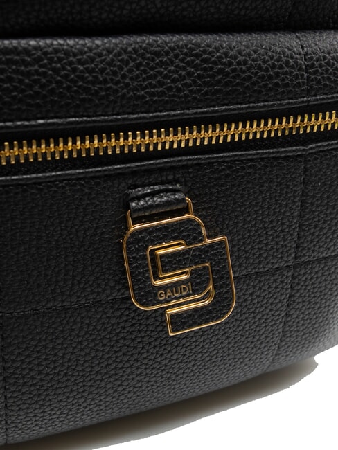 ESMERALDA Rucsac cu m&acirc;ner din lanț BLACK - Genți femei