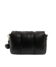 LOVE MOSCHINO PUFFY LOGO Geantă de umăr cu buzunar cu inimă negru/roșu/negru - Genți femei - 4