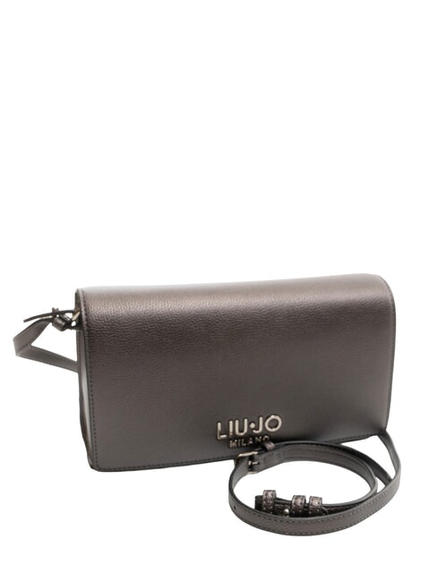 CALIWEN  Geantă de umăr mini, cu curea de umăr antracit met. - Genți femei