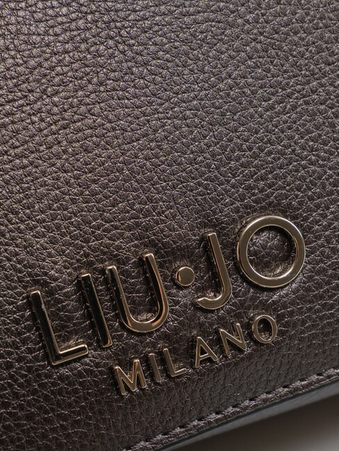 CALIWEN  Geantă de umăr mini, cu curea de umăr antracit met. - Genți femei