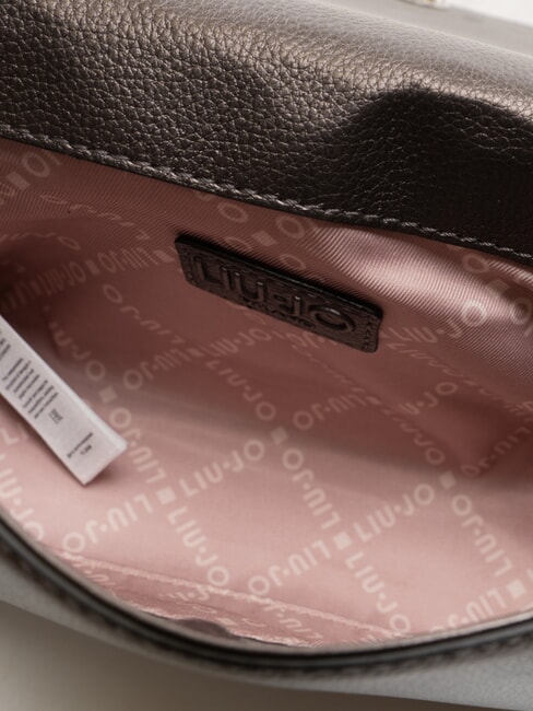 CALIWEN  Geantă de umăr mini, cu curea de umăr antracit met. - Genți femei