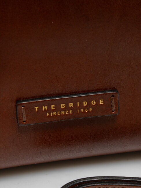 IDA Geantă din piele BROWN - Genți femei