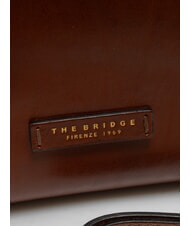 THE BRIDGE IDA Geantă din piele BROWN - Genți femei - 3