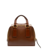 THE BRIDGE INES Geantă tip ghiozdan din piele cu curea de umăr BROWN - Genți femei - 3