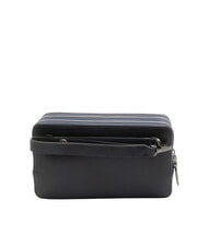 PIQUADRO W136 Geantă tip plic bărbătească din piele cu 3 compartimente albastru - Husă pentru tabletă și organizator - 3