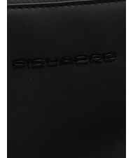 PIQUADRO CORNER SPECIALE GOMMATO Geantă tip clutch plată cu manșetă negru - Husă pentru tabletă și organizator - 3