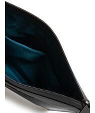 PIQUADRO CORNER SPECIALE GOMMATO Geantă tip clutch plată cu manșetă negru - Husă pentru tabletă și organizator - 5