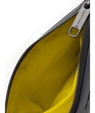 PIQUADRO CORNER SPECIALE GOMMATO Geantă tip clutch plată cu manșetă albastru - Husă pentru tabletă și organizator - 4