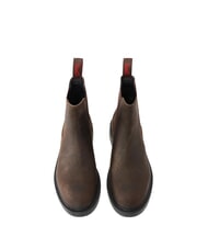 CAMPER DEAN Ghete Chelsea din piele nubuc maro închis - Pantofi bărbați - 3