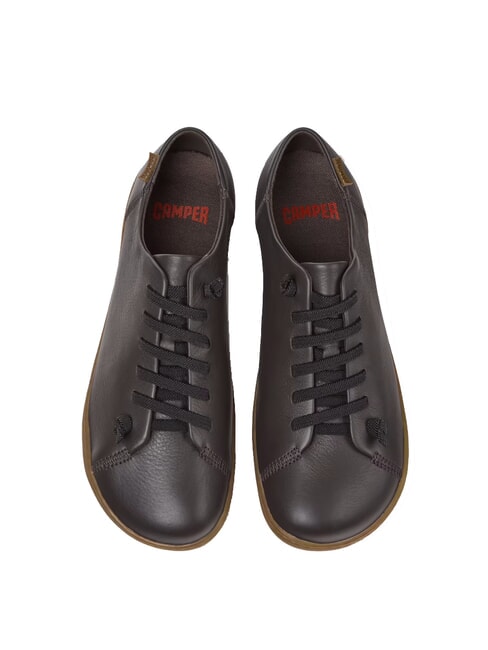 PEU CAMI Pantofi din piele gri &icirc;nchis - Pantofi bărbați