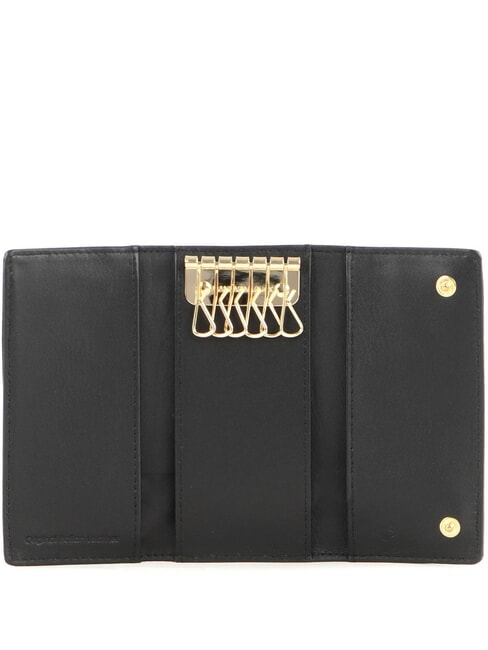 LUNA Husa pentru chei din piele BLACK - Portchei