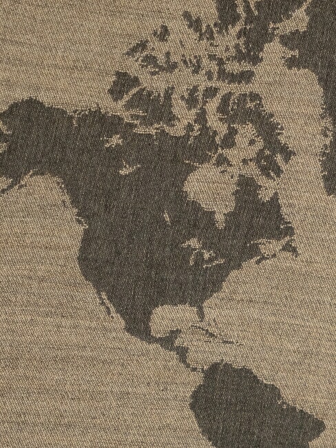 GEO Eșarfă cu franjuri BEIGE - Eșarfe