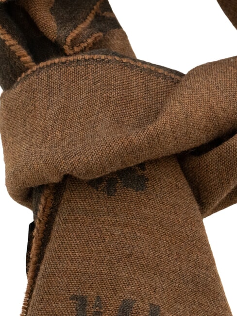 GEO Eșarfă cu franjuri castan - Eșarfe