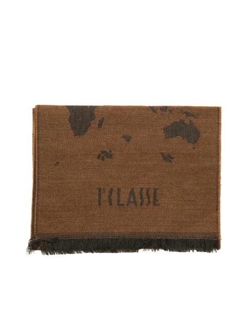 GEO Eșarfă cu franjuri castan - Eșarfe