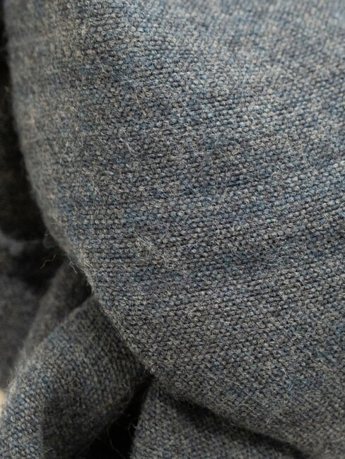 GEO Eșarfă cu franjuri albastru lapis - Eșarfe