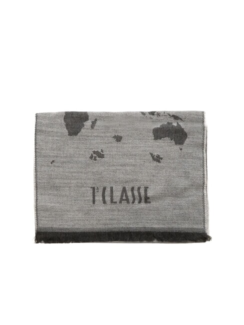 GEO Eșarfă cu franjuri GRI - Eșarfe