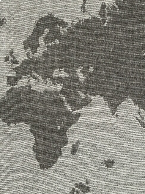 GEO Eșarfă cu franjuri GRI - Eșarfe