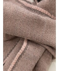 ALVIERO MARTINI PRIMA CLASSE GEO Eșarfă cu franjuri pudra - Eșarfe - 3