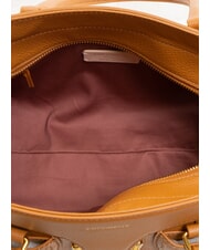 COCCINELLE YORK Geantă de m&acirc;nă din piele ciocănită CUIR - Genți femei - 6